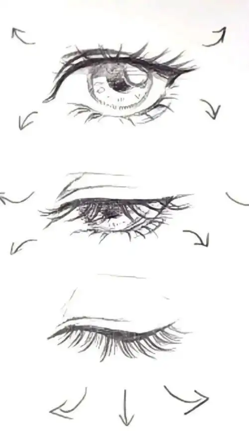 动漫绘画##绘画参考素材##二次元绘画学习##绘画入门教程##板绘学