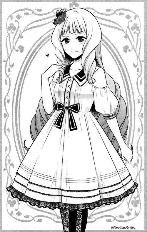 素描公主的简笔画