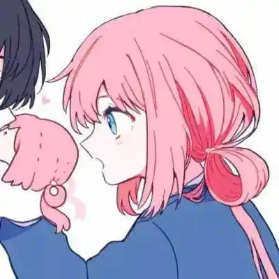 超甜一半男一半女的情头动漫头像