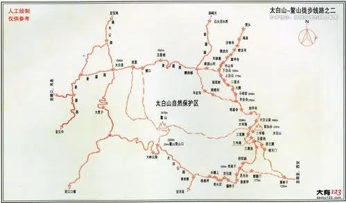 13条穿越大秦岭的极致路线.