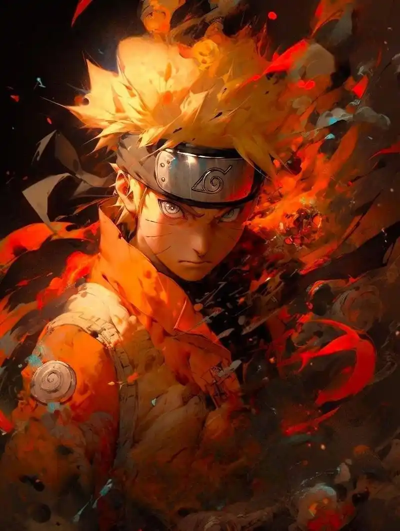 火影忍者丨漩涡鸣人超帅壁纸十张 我也变强了,为了成为火影,为了不输