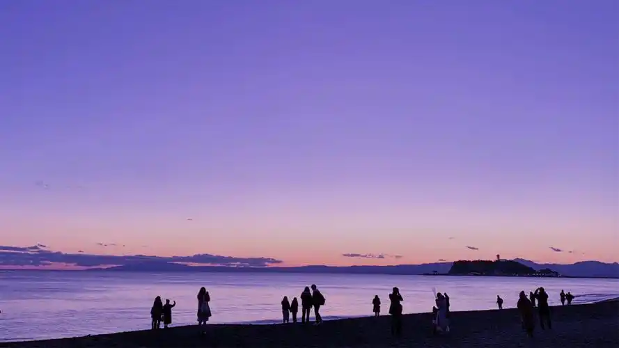 城市唯美浪漫紫色晚霞,高清壁纸,风景图片-回车桌面