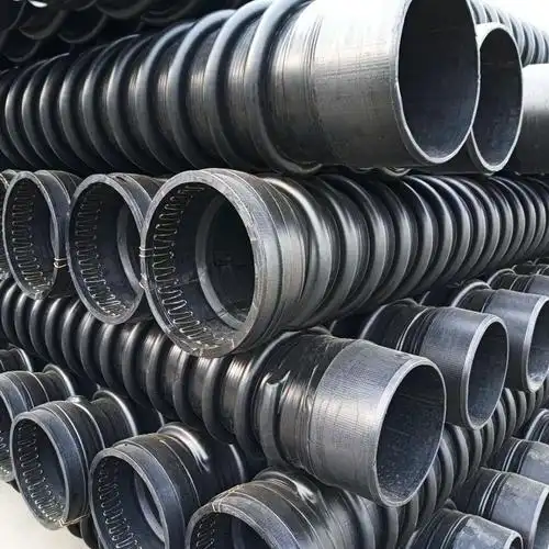 中顶  hdpe缠绕结构壁管b型   dn300克拉管  sn8 塑料缠绕管 承插式电