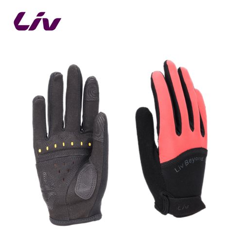 捷安特giant加绒liv自行车手套女山地公路车骑行加绒长指全指手套