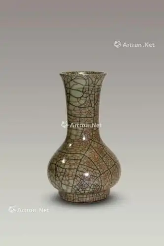 【宋 哥窑长颈瓶】拍卖品_图片_价格_鉴赏_元代以前陶瓷_雅昌艺术品