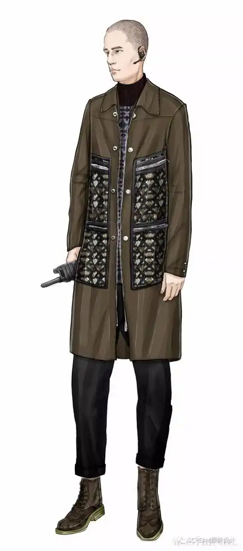 80例效果图赏析(男装)_服装