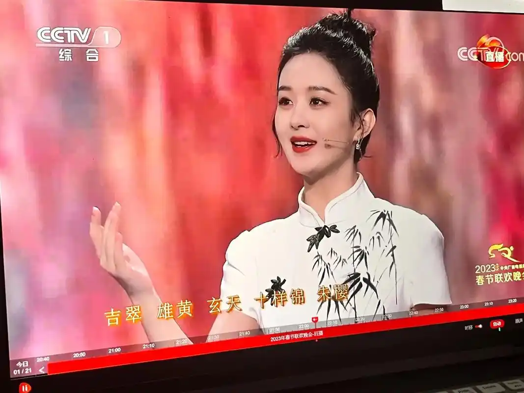 赵丽颖 #央视兔年春晚 - 抖音