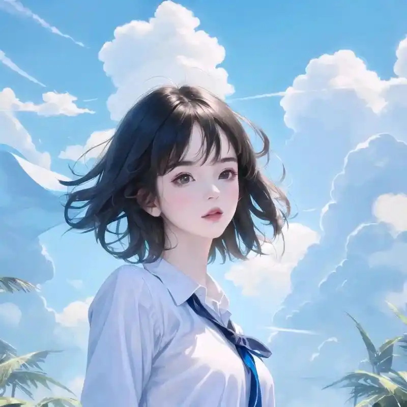 007丨校园风短发女生头像 越来越喜欢这样的人,不诉苦,不煽情,不靠苦