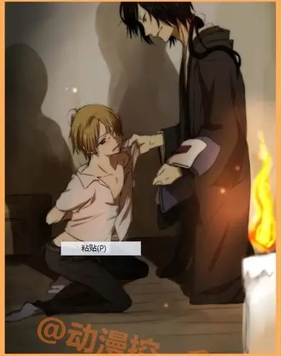 提问者采纳 这是动画:夏目友人帐  的同人图 人物:夏目贵志 的场静司