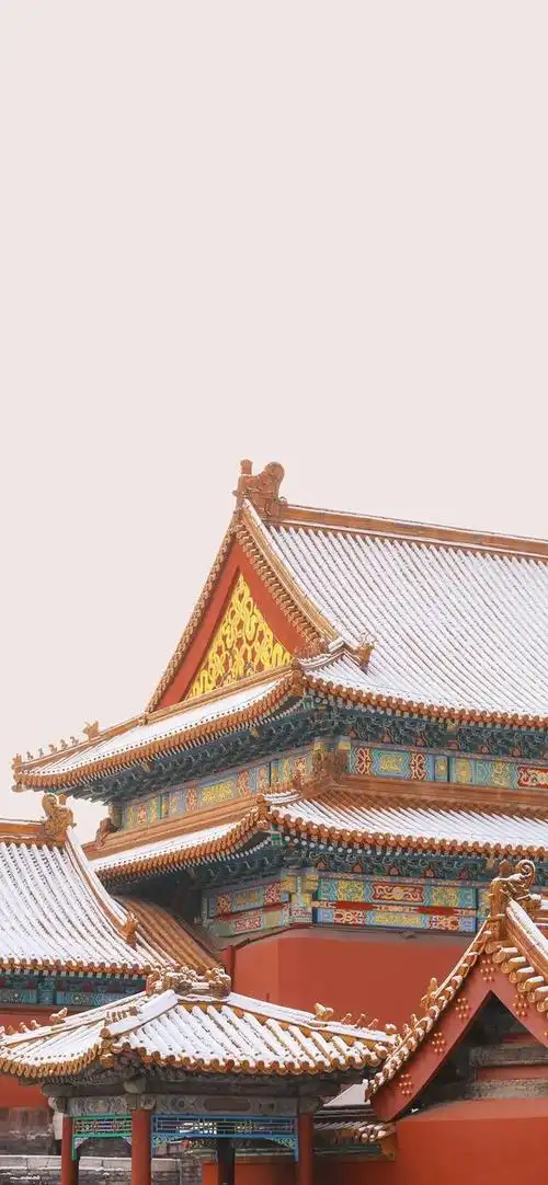 初雪故宫太美了高清壁纸