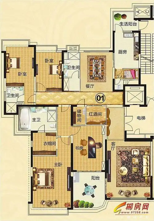 首页 郴州新房 骆仙版块 恒大华府 户型图 户       型: 户型特色