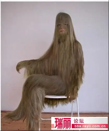 世界最长体毛女孩
