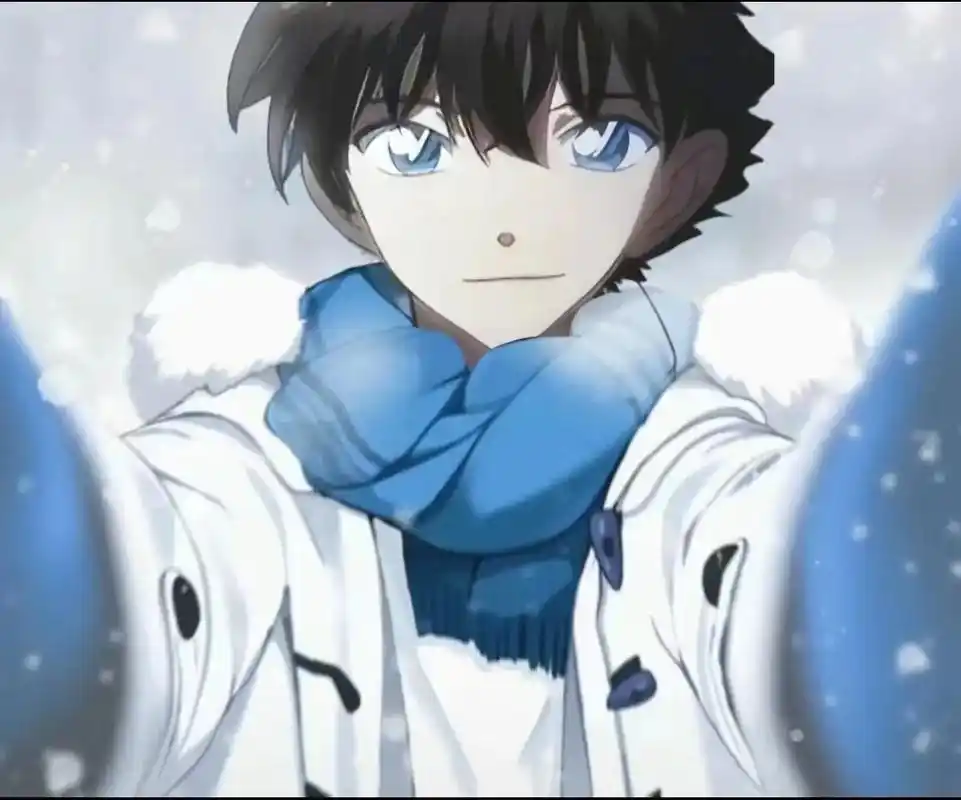 新年头像红围巾模板基德 - 抖音