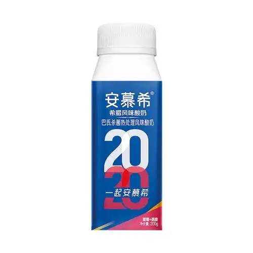 伊利 安慕希希腊风味酸奶 草莓 燕麦口味 200g*10盒(cj)