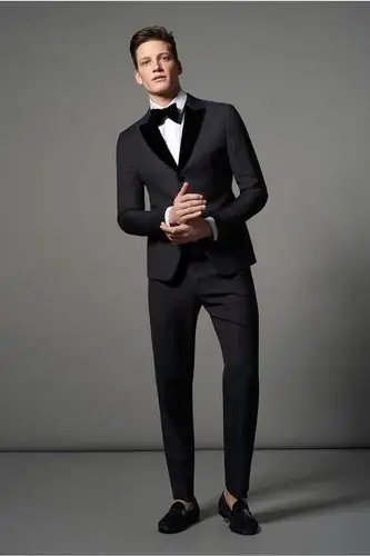 giorgio armani在本季推出的晚礼服系列由来自比利时的florian van