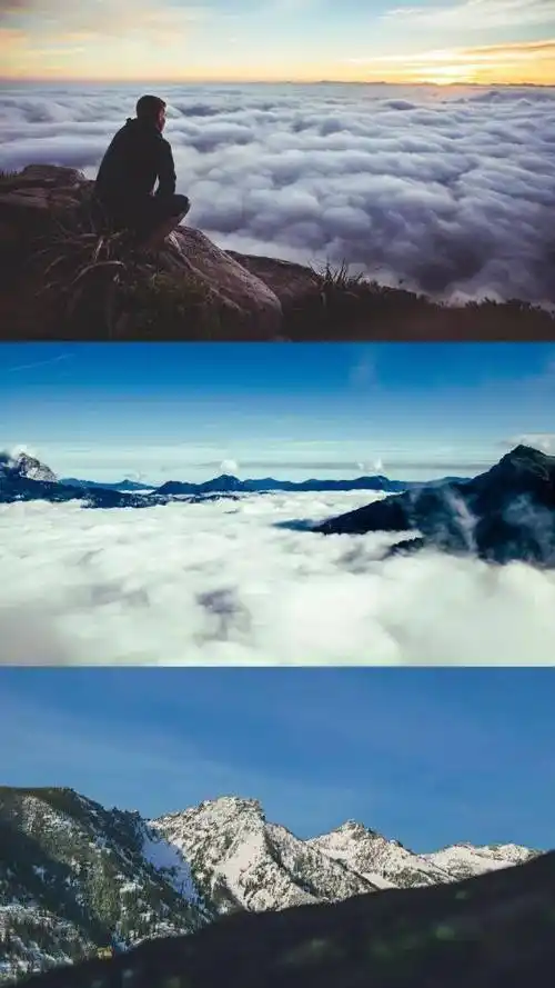 【拼接】风景拼接手机壁纸_壁纸_风景_手机