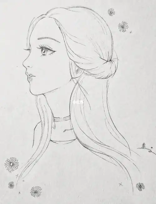 挺喜欢自己画的侧脸