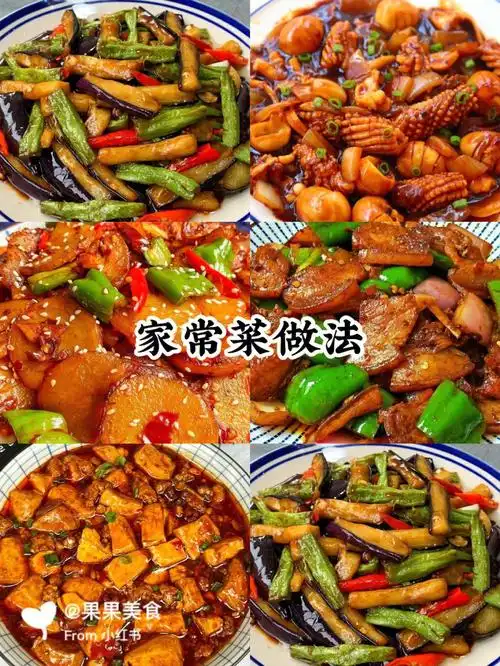 多种家常菜做法