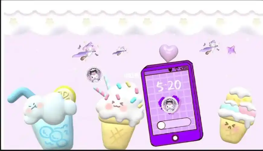 紫色少女壁纸喜欢的可以截图哦00