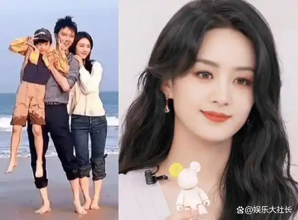 冯绍峰带娃与女子约会,三人合影似一家人,女方颜值不输赵丽颖