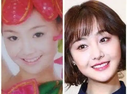 倪妮没差,迪丽热巴是真美,ab的变化有点大_step_小时候_眼影