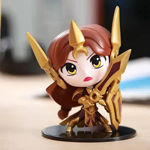 暴走萝莉金克斯卡兹克手办公仔q版曙光女神蕾欧娜模型 mx7233-0065