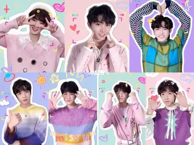 时代少年团有你的季节可爱拍照