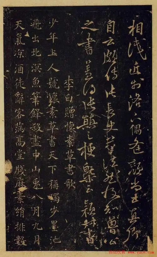 历代碑帖 | 怀素草书《藏真帖律公帖》