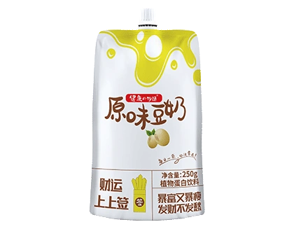 一次性袋装豆奶