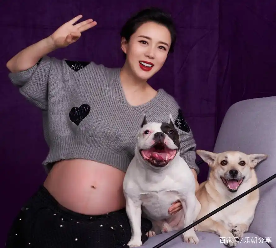 最美嫦娥颜丹晨孕期美图集