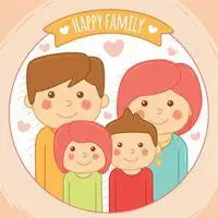 儿女双全卡通头像图片大全可爱【点击鼠标右键下载】