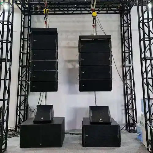 双12寸线阵音响套装舞台演出大型多功能会议专业音箱厂家批发