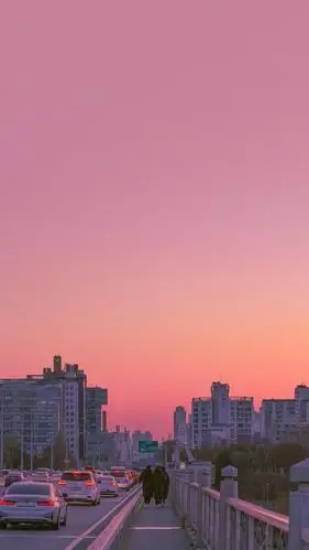 治愈系唯美城市风光