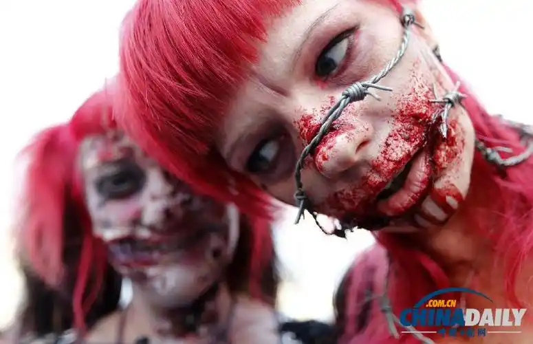 各种恐怖造型令人胆颤心惊