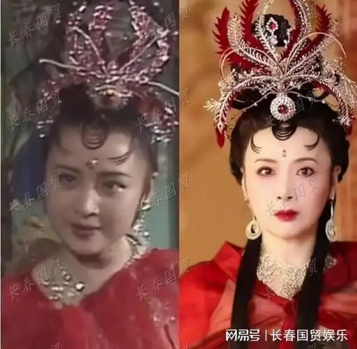 剧中红衣"蜘蛛精"扮演者姚嘉,当年拍《西游记》时,还是一名卫校的学生