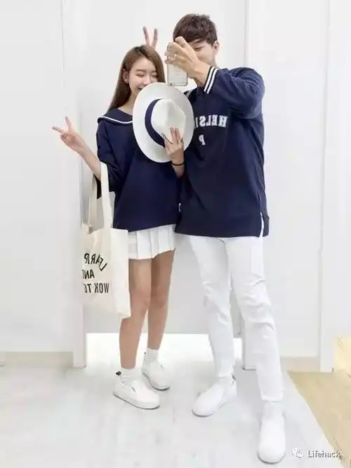 身高183男友和158女友の情侣搭配参考