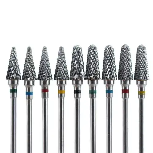 陶瓷碳化物钻石钨钉钻头直头碳化物毛刺光滑银美甲电动钻头