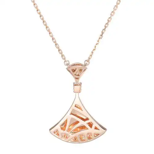 bvlgari(宝格丽) divas dream系列18k金镶钻项链ch