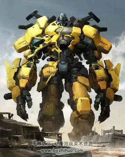 科幻机甲科幻人形装甲设定3135pcg图片资源创作灵感
