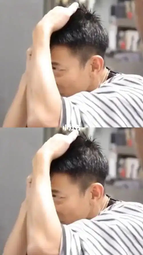 刘德华自己给自己理发