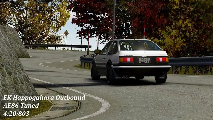 【神力科莎 x 头文字d】丰田ae86 tuned 八方原去路 4:20:803