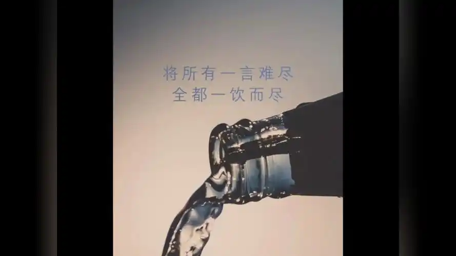 将所有的一言难尽,全都一饮而尽!