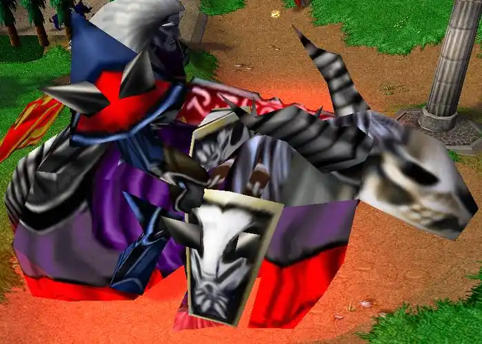 魔兽争霸中死亡骑士骑的是什么?