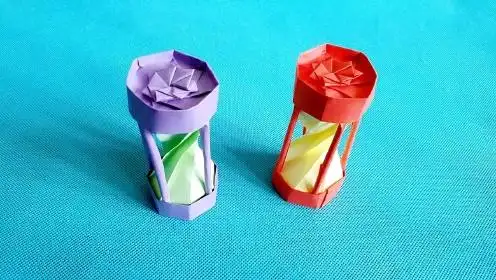 艺术频道知识付费折纸王子教你折纸沙漏第三课