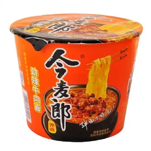 今麦郎 劲辣牛肉桶面120g*12桶(整箱)