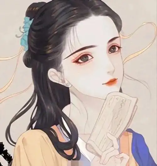 古风女子头像,行至朝雾里,坠入暮云间