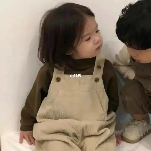 可爱萌娃情侣头像