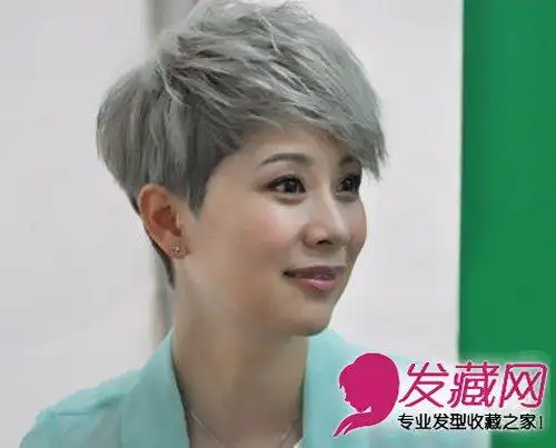 二次曝光范冰冰发型女明星白发发型