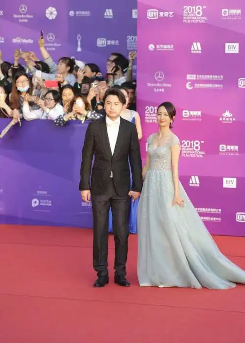 雷佳音和佟丽娅走红毯cp感十足,但两人头的差距让网友们!