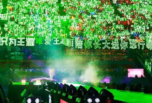 tfboys六周年王源蒙眼黑网纱造型太惊艳 小汤圆绿海霸气应援